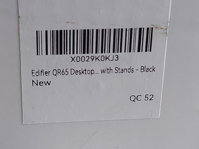 Edifier QR65 loudspeaker Black Wired & Wireless 70 W, Has issue, but is new in box, never used
