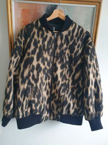 Leopard Print Jacket  Size Uk 14 very Cos style