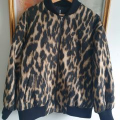 Leopard Print Jacket  Size Uk 14 very Cos style