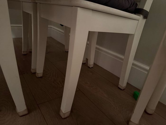 INGATORP Extendable table, white and 6 chairs