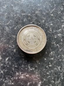 GAA 1884-1984 G.A.A. Silver coin