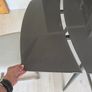 Expandable Glass to Dining Table with 4 Chairs Image 4