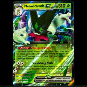 Meowscarada EX SVP 033 Holo Black Star Promo S&V Scarlet and Violet Pokemon Card