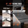 Band Saw with Stand Benchtop Bandsaw 24.5 cm 370W Two-Speed Adjustable Image 6