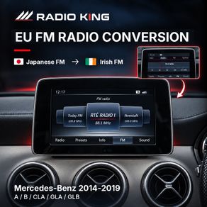 Mercedes-Benz EU FM Radio Conversion 2014-2019