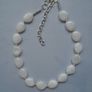 White necklace.Jewellery,Gift.Summer jewellery. Image 5