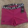 BNWT Under Armour pink Compression Mid Rise shorts size L UK14 EU42 Postage included Image 3