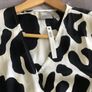 ASOS Black and white long sleeved maternity dress Image 2