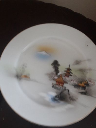 oriental handpainted trios