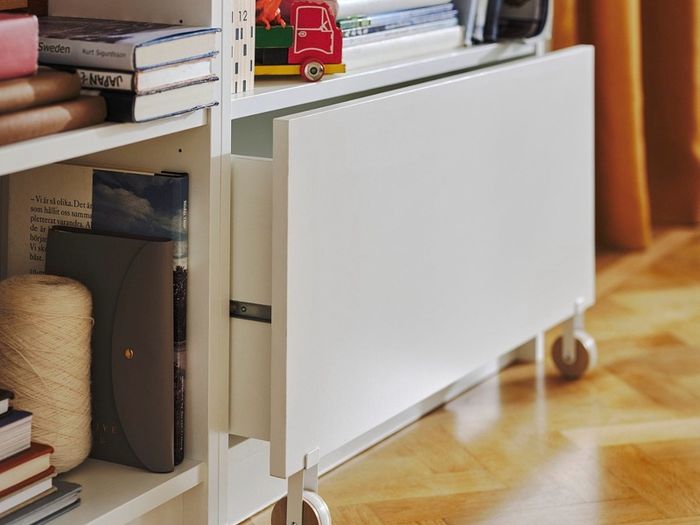 IKEA Billy bookcase + drawer with castors