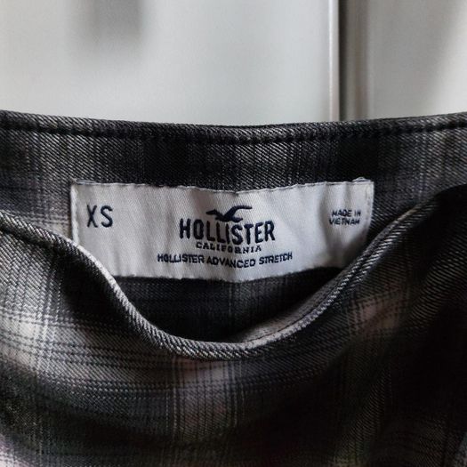 Hollister Black Gingham Mini Dress