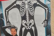 Skeleton Second Skin Glows In the Dark HALLOWEEN Costume