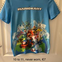 Mario t shirt, 10 to 11, never worn