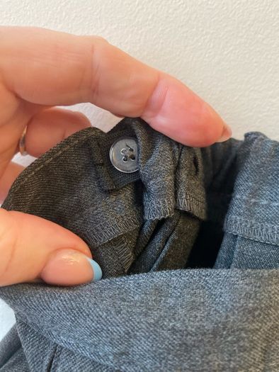 M&S grey skirt (as new) age 8-9