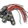 9V Battery to Alligator Clip Adapter Cable Set 5pcs Image 4