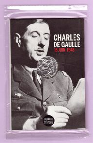 France 10 Euro Commemorative Silver Coin 2020 - Charles de Gaulle. In Blister Card. UNCIRCULATED.