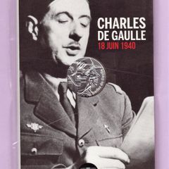 France 10 Euro Commemorative Silver Coin 2020 - Charles de Gaulle. In Blister Card. UNCIRCULATED.