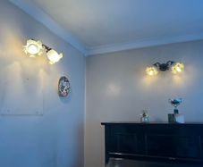 Four sconce wall lights