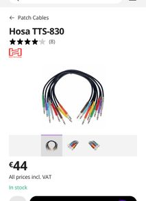 TT trs patch Cables