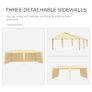 6x3 m Gazebo Marquee-Green (FREE SHIPPING) Image 3