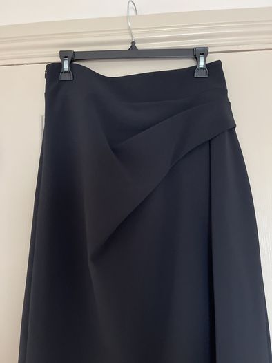 Adolfo Dominguez black midi skirt BNWT