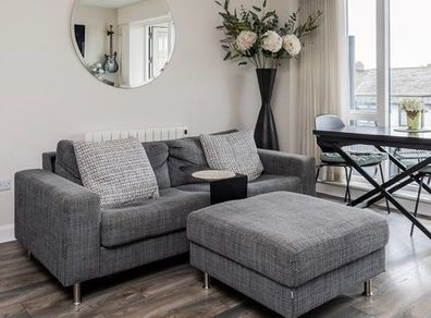 BoConcept Sofa bed and storage ottoman