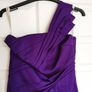 Karen Millen Satin Dress purple uk10 Image 3