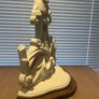 Large Vintage Plaster Wall Hanging Image 5