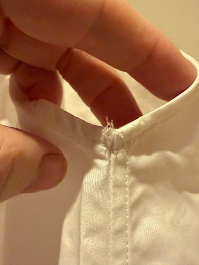 Arket women's white dress 100% cotton