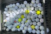 50 used mixed Titleist practice grade golf balls