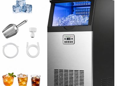 Commercial Ice Machine 45 kg (100 lb) Per Day Ice Maker
