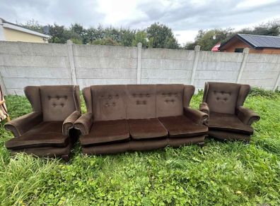 3-seater sofa plus two single armchairs