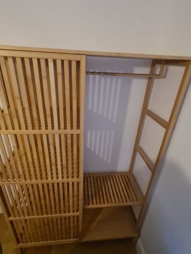 Sliding wardrobe bamboo
