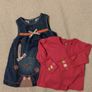 Next Baby Denim Dress And Pink Top Image 10