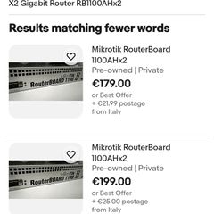 Router Mikrotik RB1100 AH x2 switch