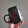 Black fancy ceramic mug NEW halloween Image 2
