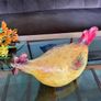 Vintage Hen Chicken Rooster Figurine Farmhouse Kitchen Cottage Decor Image 8