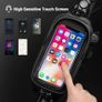 Bike Frame Bag, Bicycle Handlebar Bag, Water-Resistant Top Tube Pack Mobile Phone Pouch for Smart Phones up to 6.8 inches with TPU Sensitive Touchscreen for Mountain, Racing and E-Bikes 1.7L Image 2