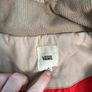 VANS Womens Parka Lined Coat Faux Fur Hooded Size M Beige Image 5