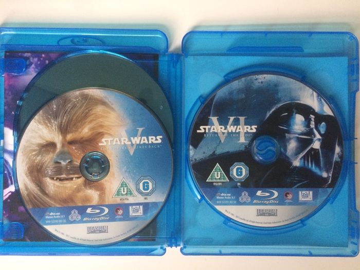 Star Wars (Trilogy Boxset - Movies 4-6) [George Lucas Films) Harrison Ford, Mark Hamill & Carrie Fisher [Blu-ray 3xMovies]