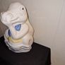 Vintage porcelain Dino toilet brush holder Image 3