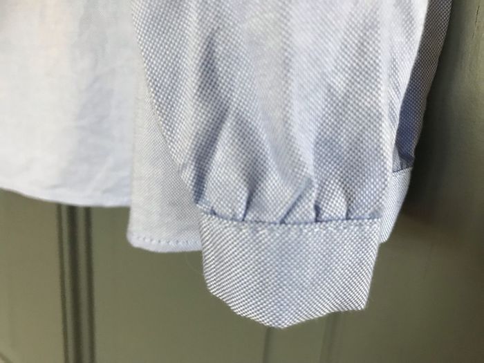 Zara girls long sleeved light blue shirt aged 10 years