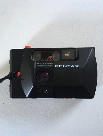 Pentax 35mm camera and lens