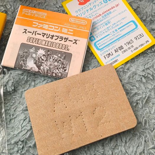 Super Mario Bros. Famicom Mini Nintendo GBA.