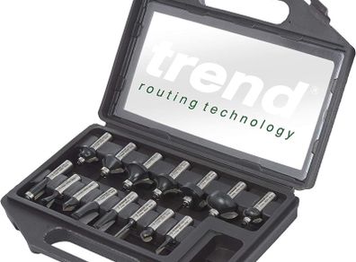 SET/SS9X1/2TC 1/2-inch TC Starter Cutter Set, 15 Pieces