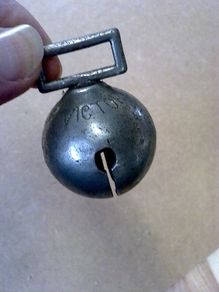 Victorian rumbler or crotal bell Horse harness bell