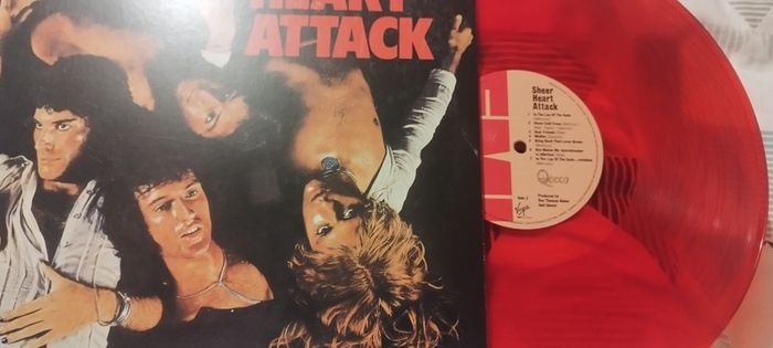 Queen  Sheer Heart Attack Red Translucent vinyl