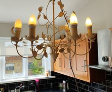 BnQ Antique Cream Chandelier