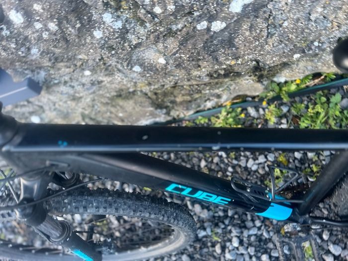 Cube Analog Rs Hardtail Mountain Bike 2021 Black/ Blue