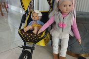 dolls and  buggy